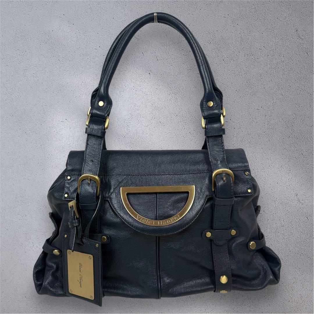 y2k archive leather studs boston bag 90s - メルカリ