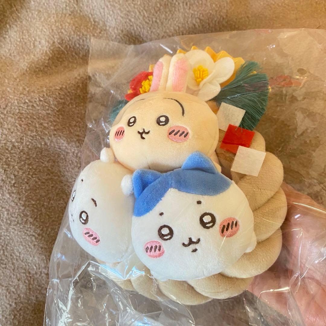 ちいかわ しめ縄なぬいぐるみ ハチワレ うさぎ - メルカリ