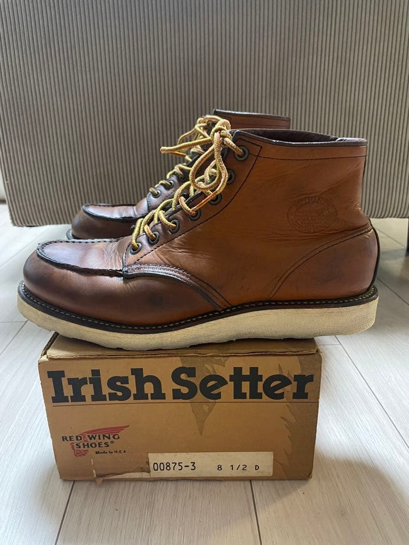 RED WING 犬刻印 875 箱あり サイズ8.5D ソール張替え済み - メルカリ