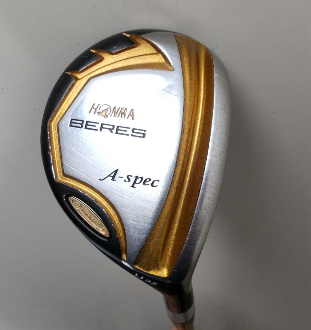 ホンマ　Ｕ５　Beres A-spec　 22度 ユーティリティ,BERES AIZU UTILITY 5Sグレード ベレス アイズ
