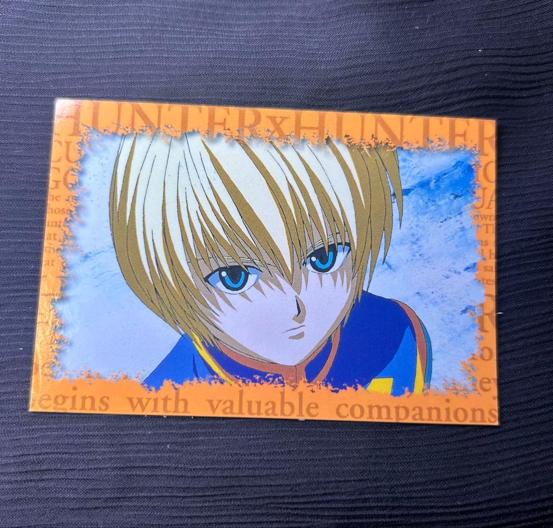 旧HxH クラピカ NOT FOR SALE クリアカードあたりハンターハンター 旧HxH クラピカ NOT FOR SALE クリアカードあたりハンターハンター