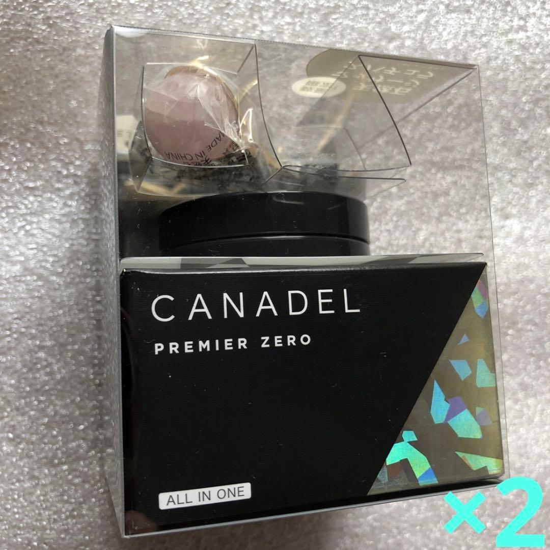 カナデルプレミアムゼロ 58ｇ＋10ｇミニサイズ＋天然石 マッサージスパチュラ CANADEL 【ハリ透明感のある若々しい印象へ】 プレミアゼロ