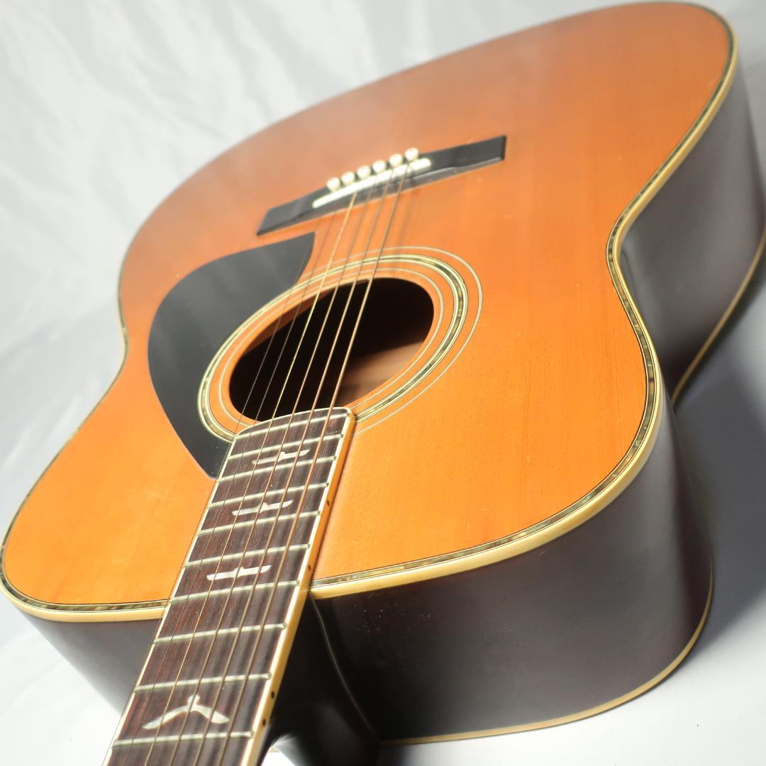 弦交換YAMAHA FG-735 ギター ヤマハ純正ハードケース付 バードインレ