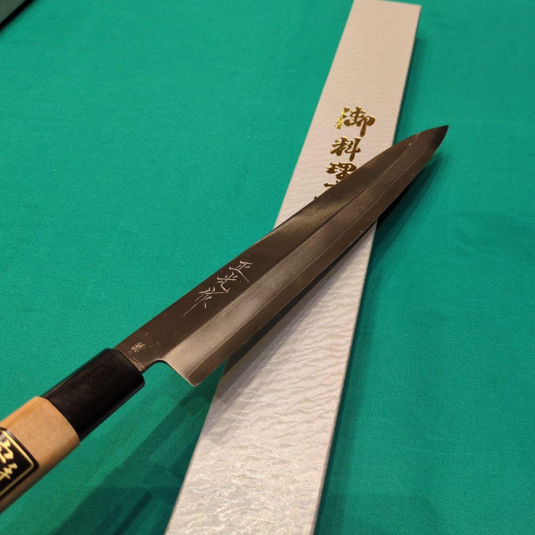 銀三鋼使用》正光作 柳刃包丁 刺身包丁 8寸 240㍉ 桜柄付 - メルカリ