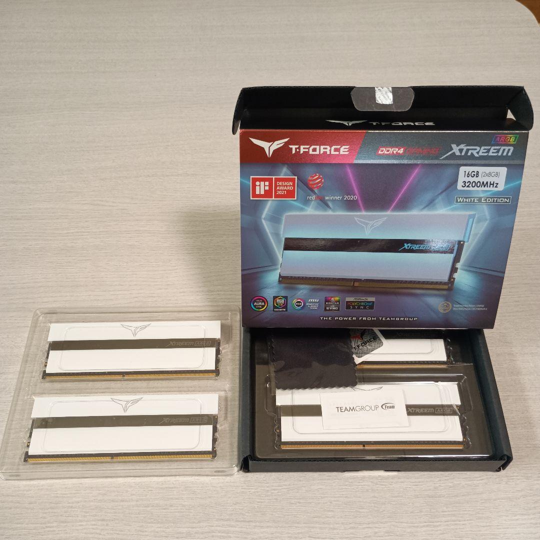 キャスパー品T-FORCE Xtreem ARGB 32GB DDR4 キャスパー様専用品T-FORCE Xtreem ARGB 32GB DDR4 - メルカリ