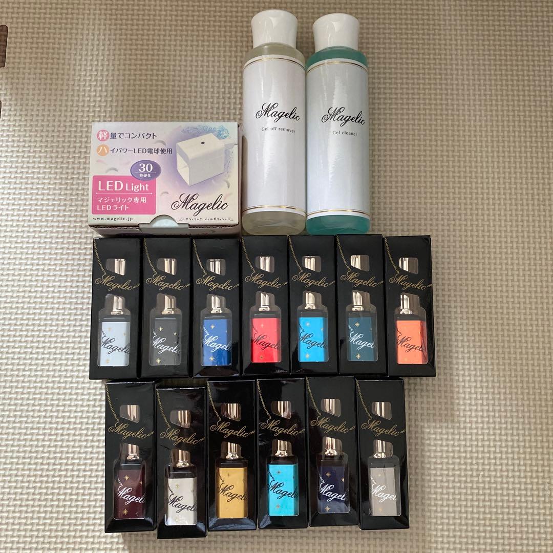 マジェリック【セルフジェルネイル】カラージェル13本 ジェルネイル - Amazon.co.jp