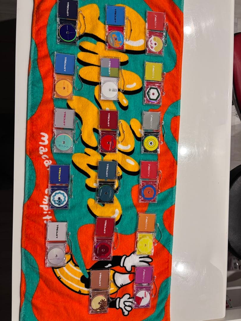 マカロニえんぴつCDジャケット風キーホルダー17個セットまとめ売り