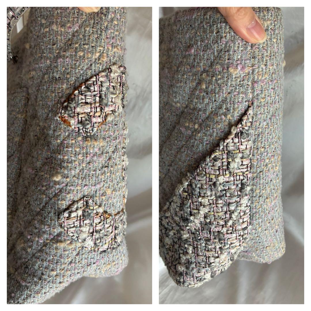 りく様♡CHANEL カンボンライン ツイード トートバッグ マトラッセ