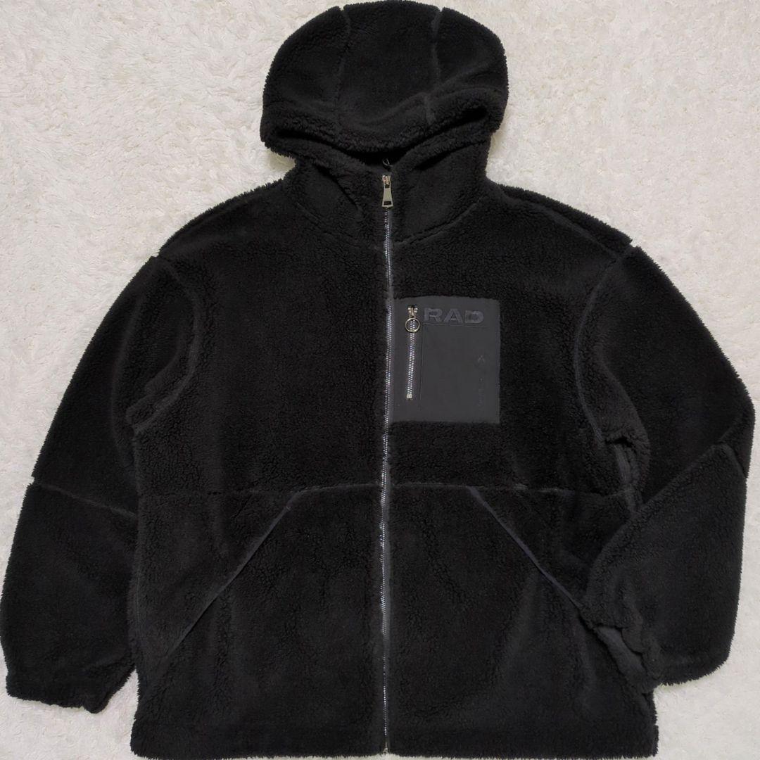 RAD MARKET♢the GazettE ボアフリース パーカー 黒 L - メルカリ