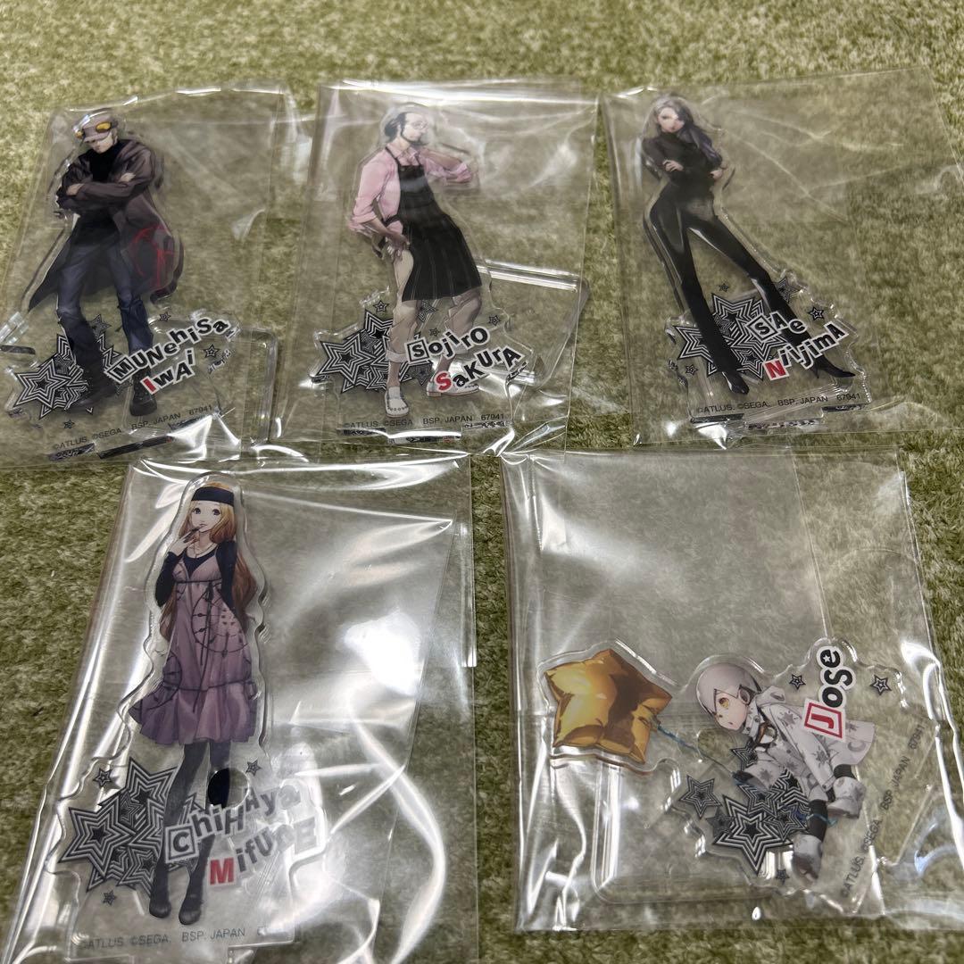 一番くじ ペルソナ5 ザ・ロイヤル F賞 アクリルスタンド 5点セット