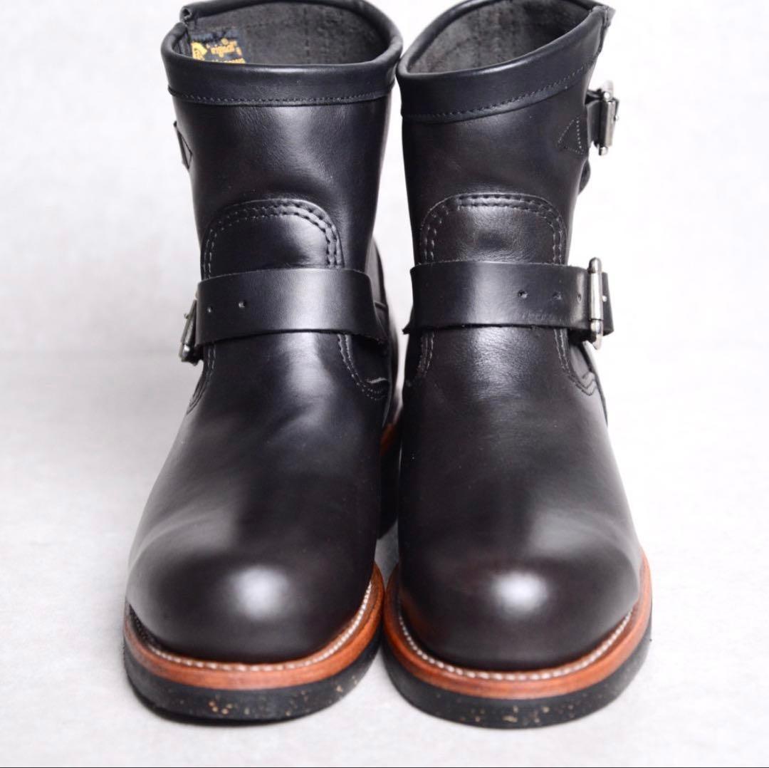 Chippewa エンジニアブーツ US 8E ブラック - メルカリ
