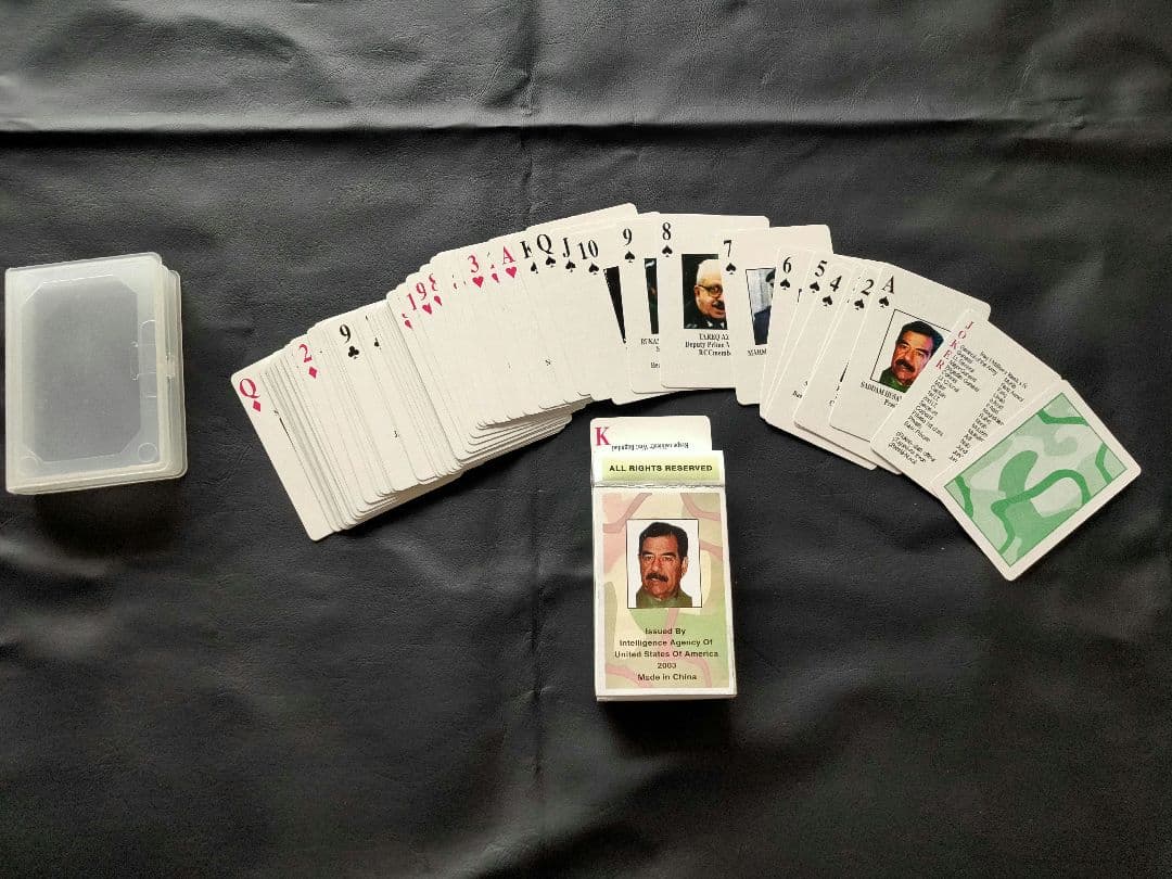 写真付きトランプカードセット V5495 DPG 額縁と蜘蛛 完全セット（カードボックス・トランプ付）