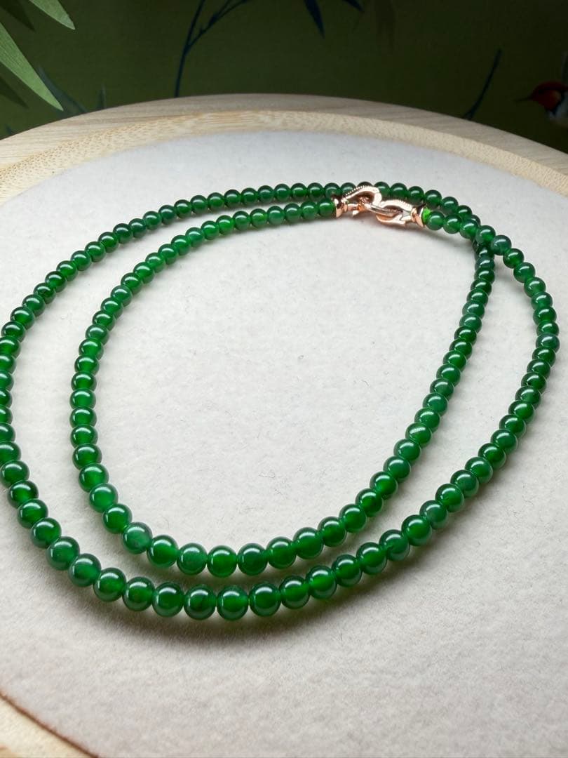 貴重‼️希少品‼️天然本翡翠 最高品質ロウカン質極上氷陽緑翡翠