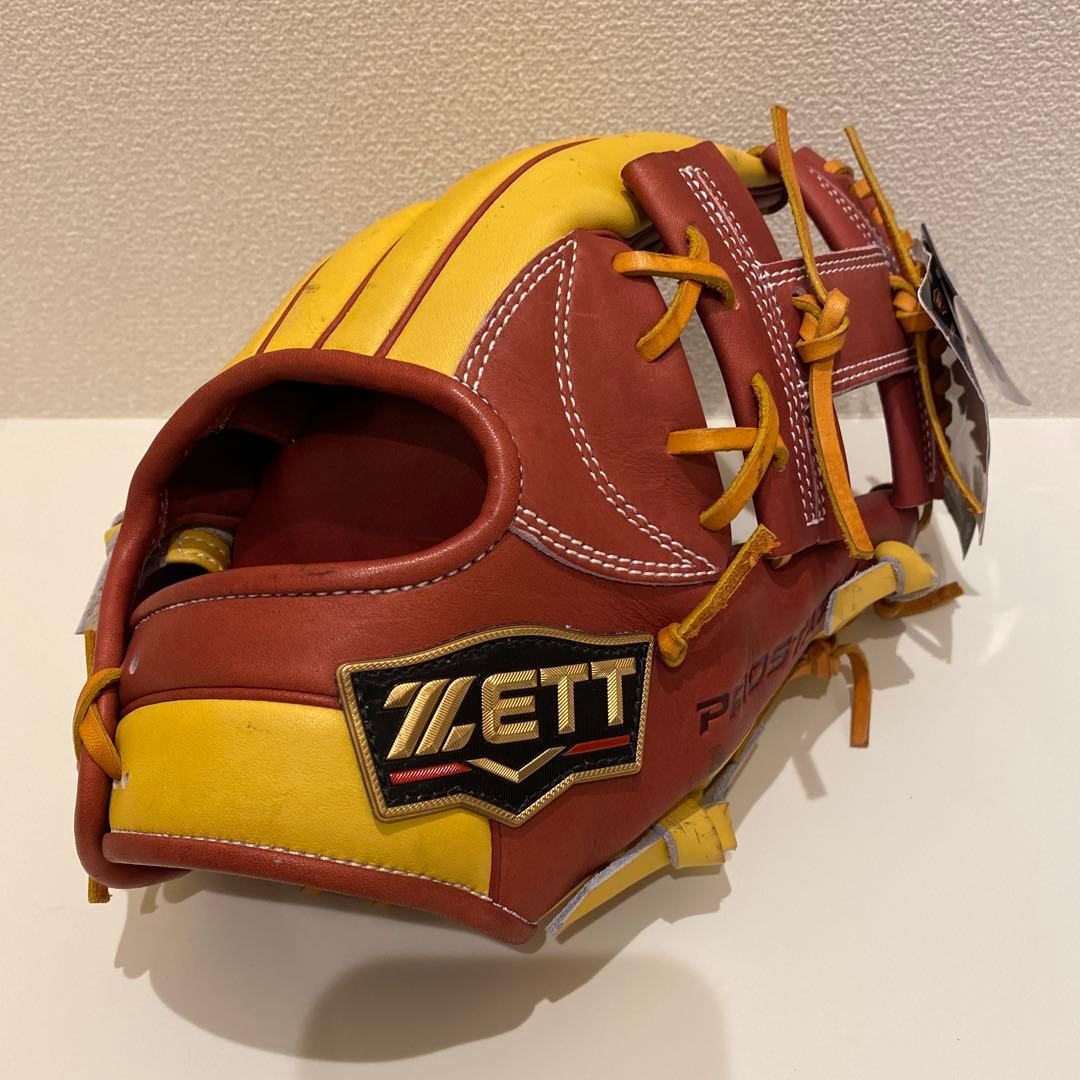【ryo 】ZETT 内野手用グローブ プロステイタス 今宮モデル プロステイタス ゼット 軟式グラブ オーダーセレクト 今宮健太モデル