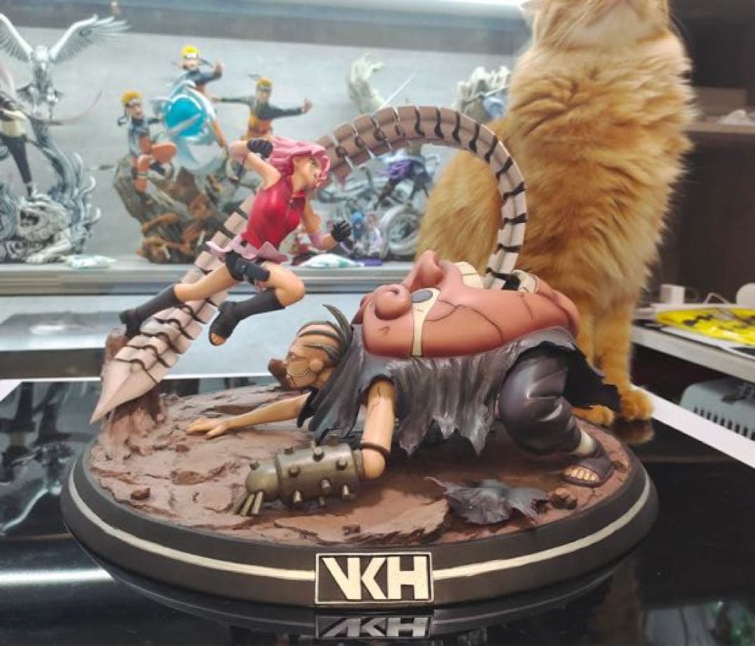 ナルト 春野サクラ VS サソリ ガレージキット ガレキ スタチュー① ナルト 春野サクラ VS サソリ ガレージキット ガレキ スタチュー①