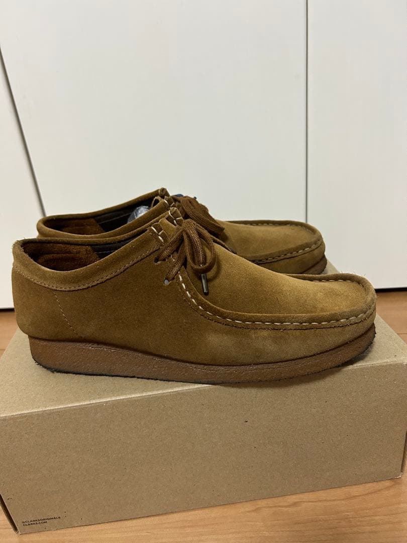 【CLARKS ORGINALS】Wallabee cola 28.0cm