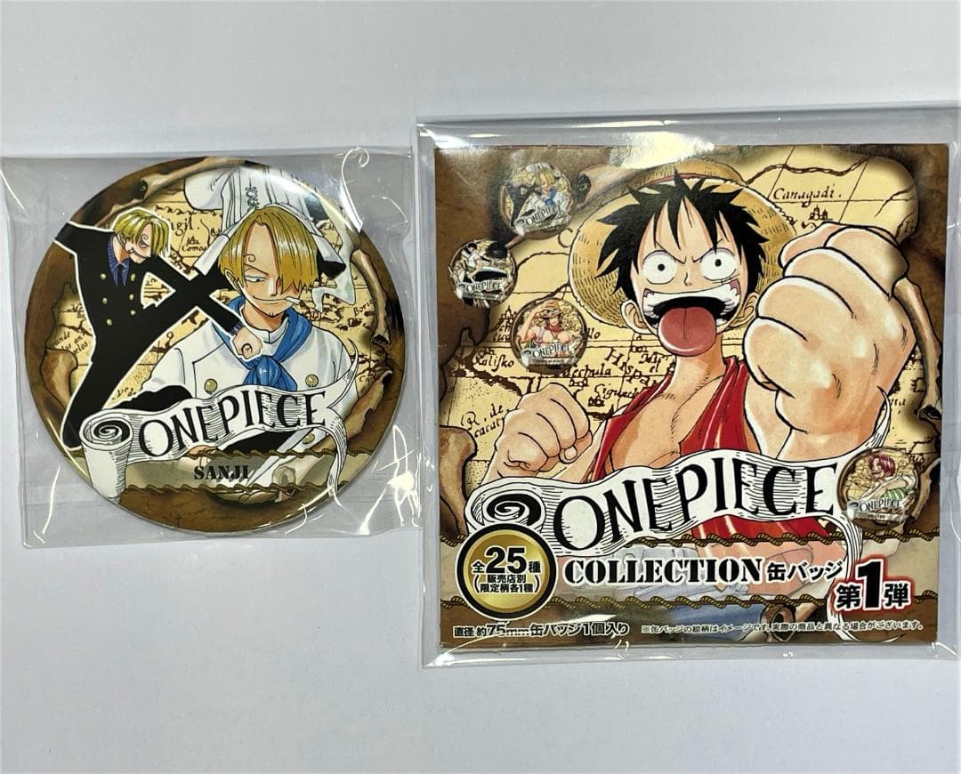 ONE PIECE ワンピース コレクション缶バッジ 第1弾 サンジの通販はau
