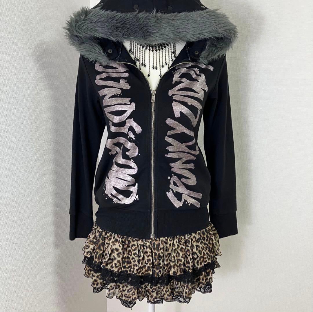 y2k 00s】ファー付パーカー 平成ギャル マクブリング グランジitimi