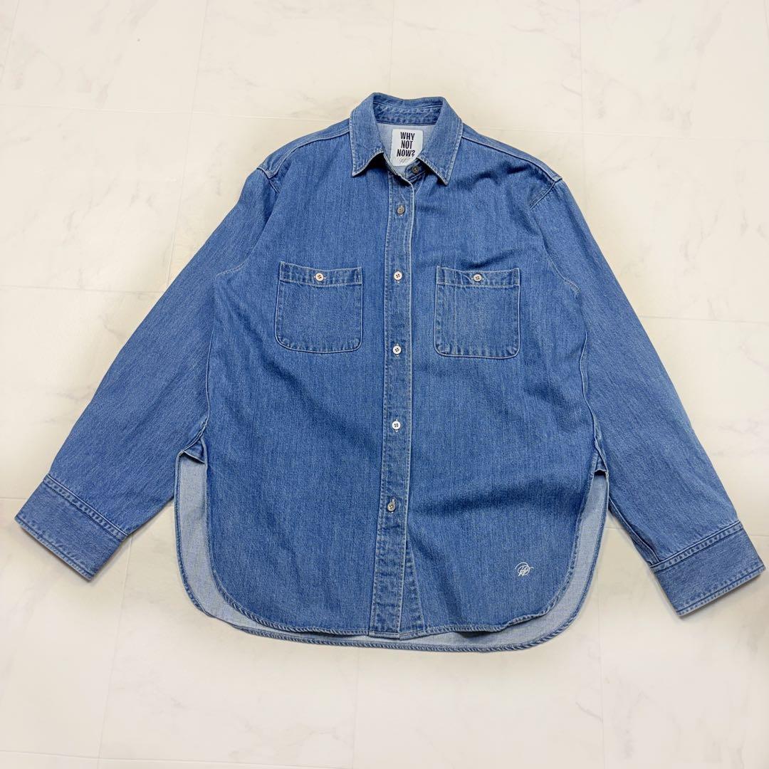 カオス ウォーレンデニムシャツ WHY NOT NOW 長袖 Free 日本製 - メルカリ