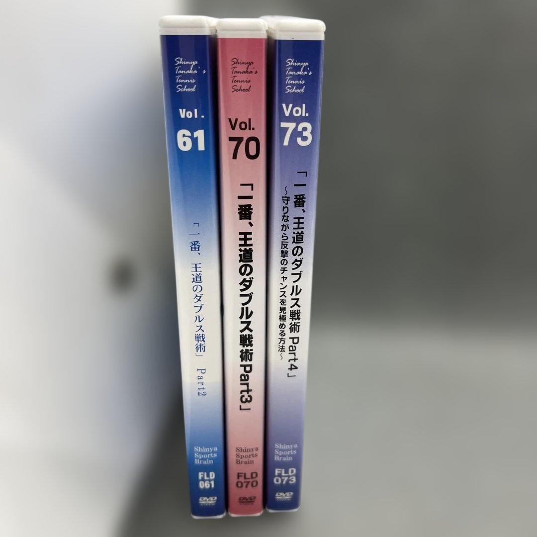田中信弥 瞬間直し実践会 一番、王道のダブルス戦術 2〜4 DVD テニス