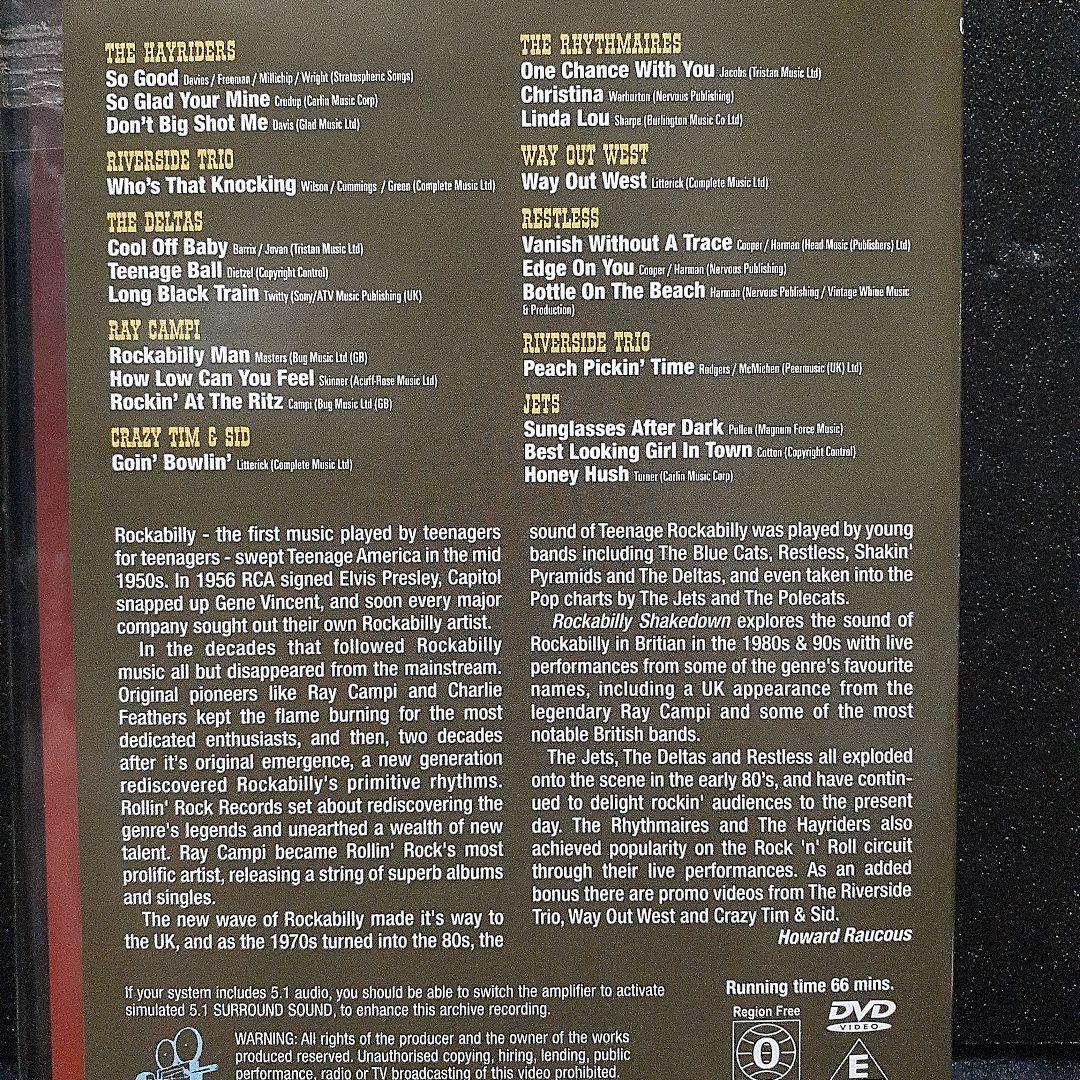 ROCKABILLY \"SHAKEDOWN\" DVDロカビリー