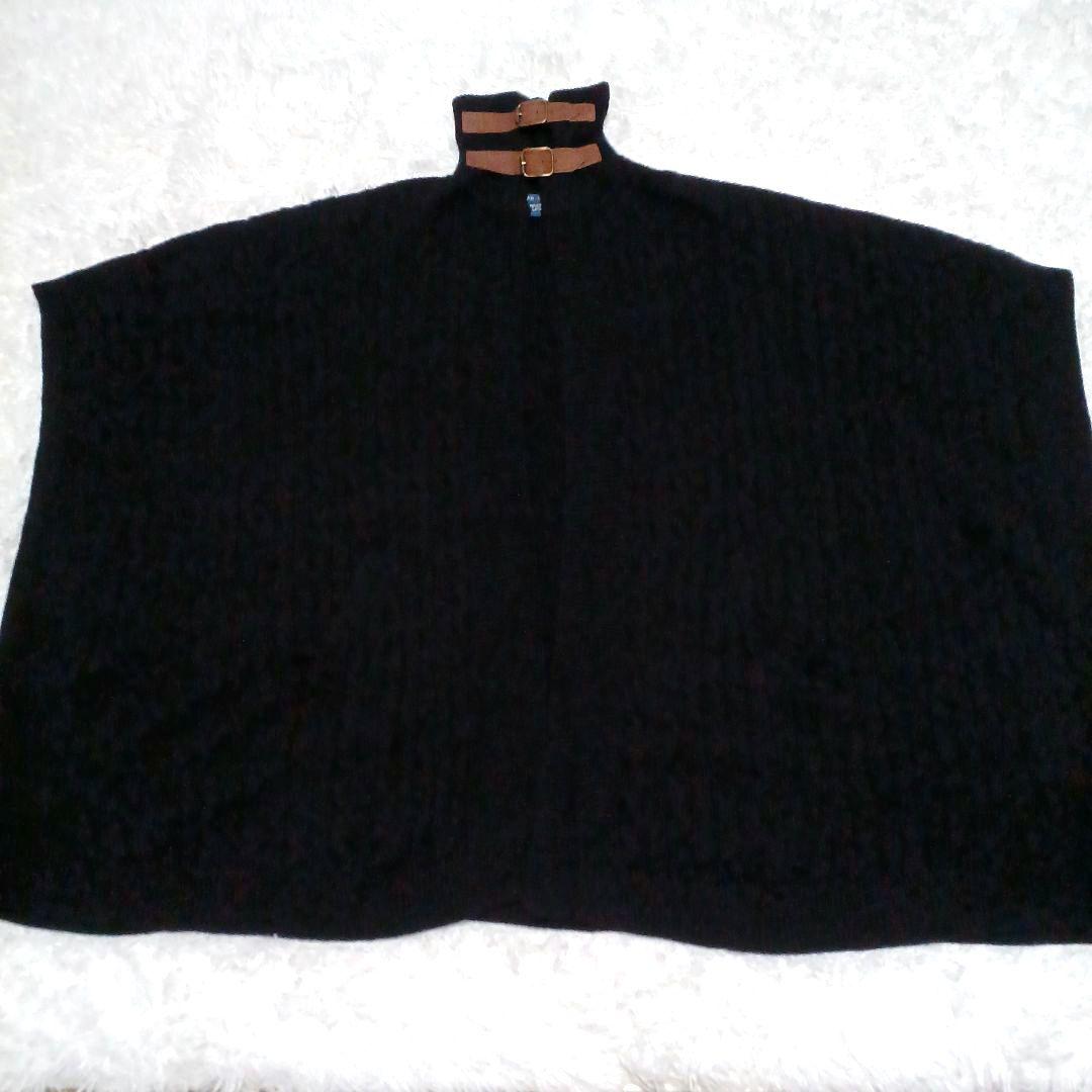 ✨美品・状態◎✨Ralph Lauren ケーブルニット ポンチョ カシミア混