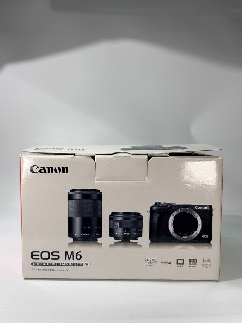 Canon EOS M6ミラーレスカメラ ダブルズームキット おまけ多数 - メルカリ