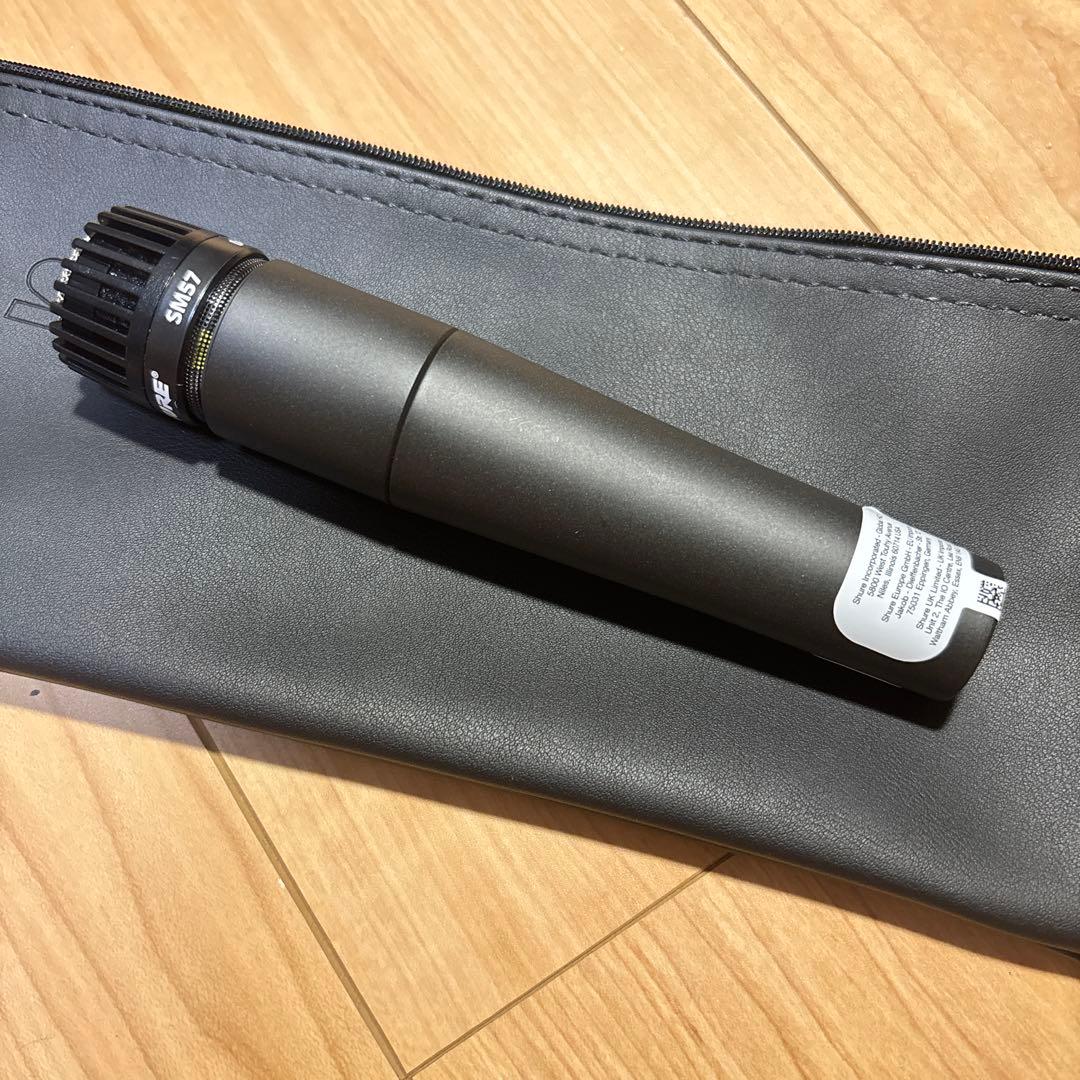 SHURE SM57 ダイナミックマイク 本体と付属品 - メルカリ