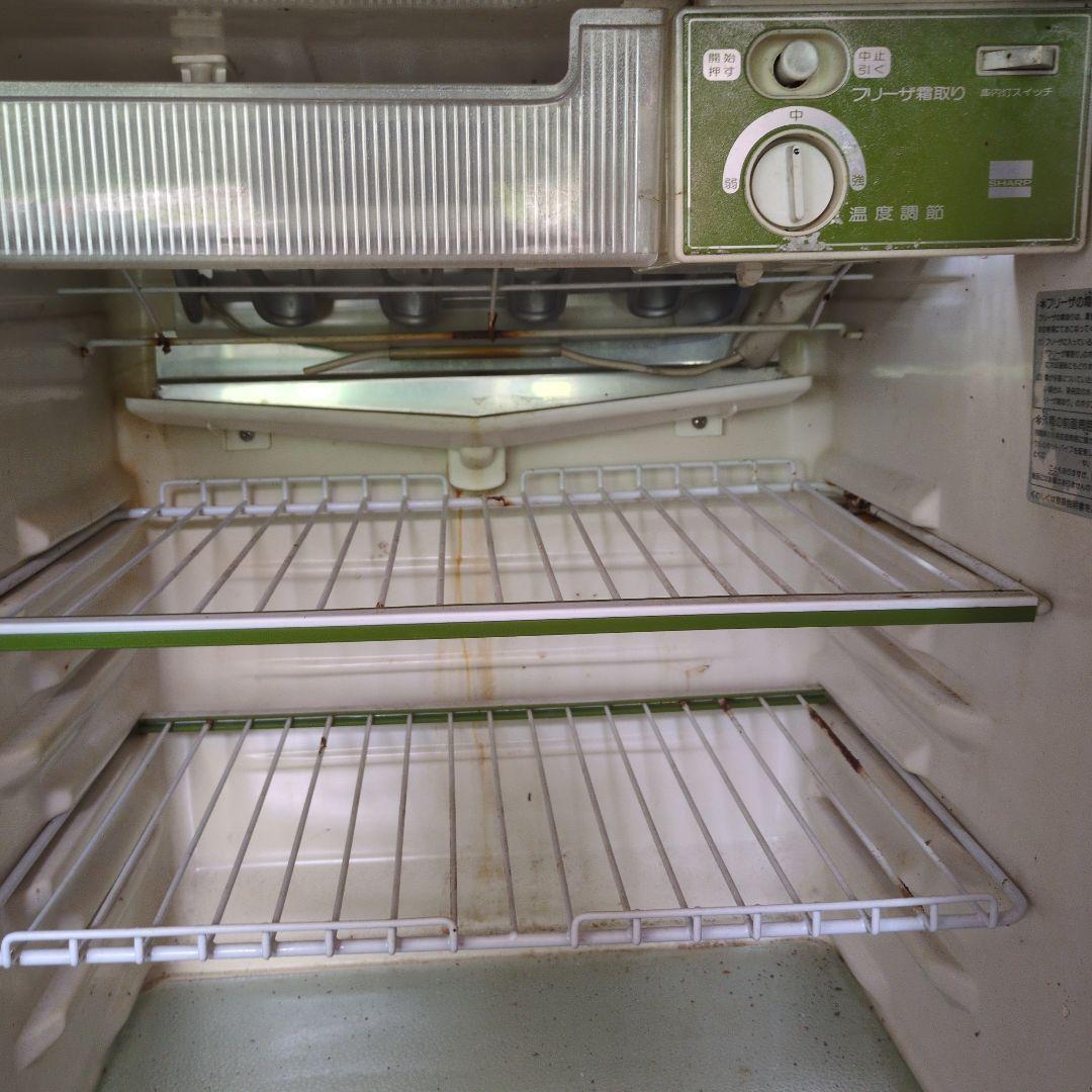 SHARP SJ-9165G 冷蔵庫 緑色ジャンク品扱い昭和レトロ年式不明 - メルカリ