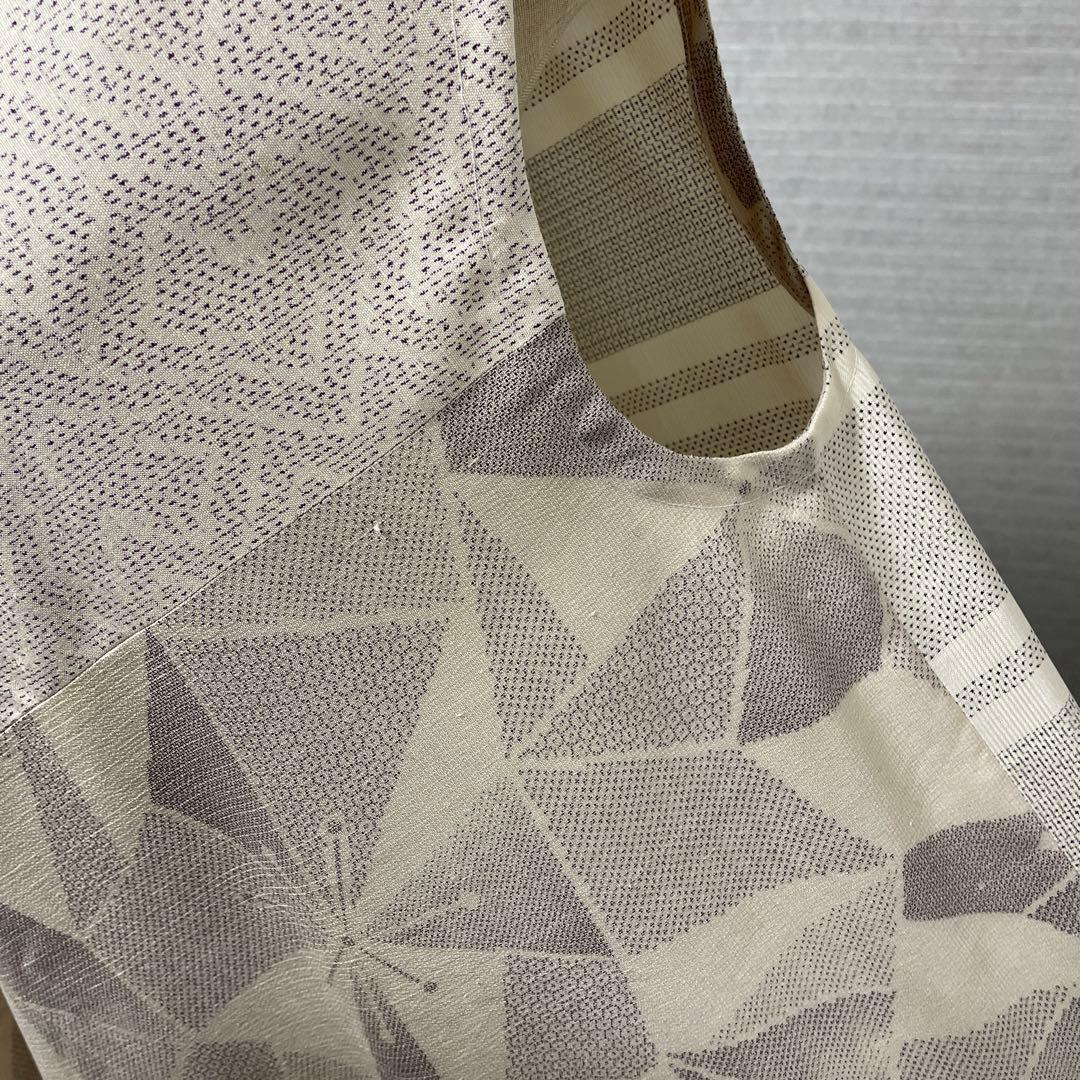 着物ワンピーステントラインマキシ丈《14》白大島紬《7マルキ含む》や紬等L〜