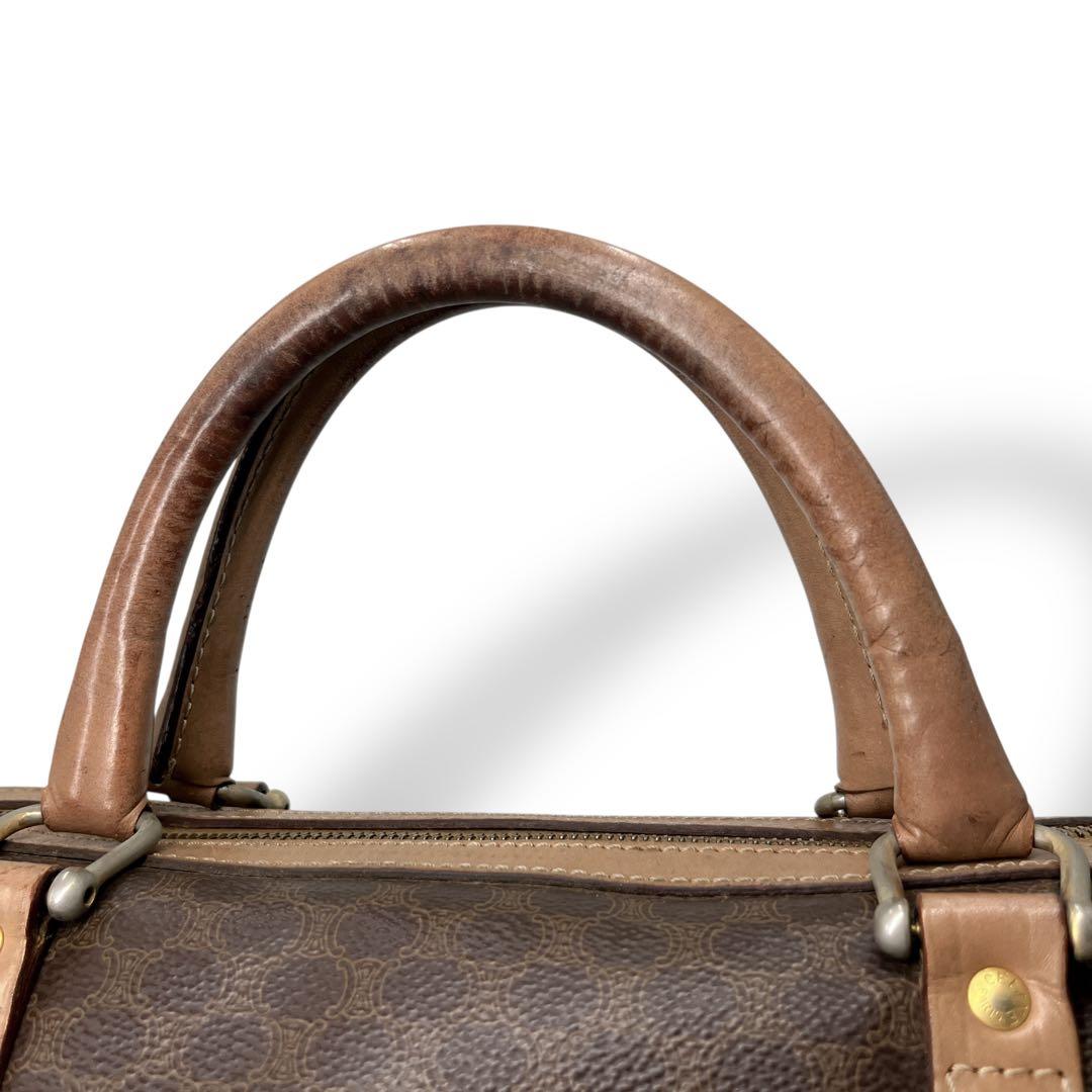 セリーヌ ミニボストン トリオンフ マカダム柄 PVCレザー オールド y2k