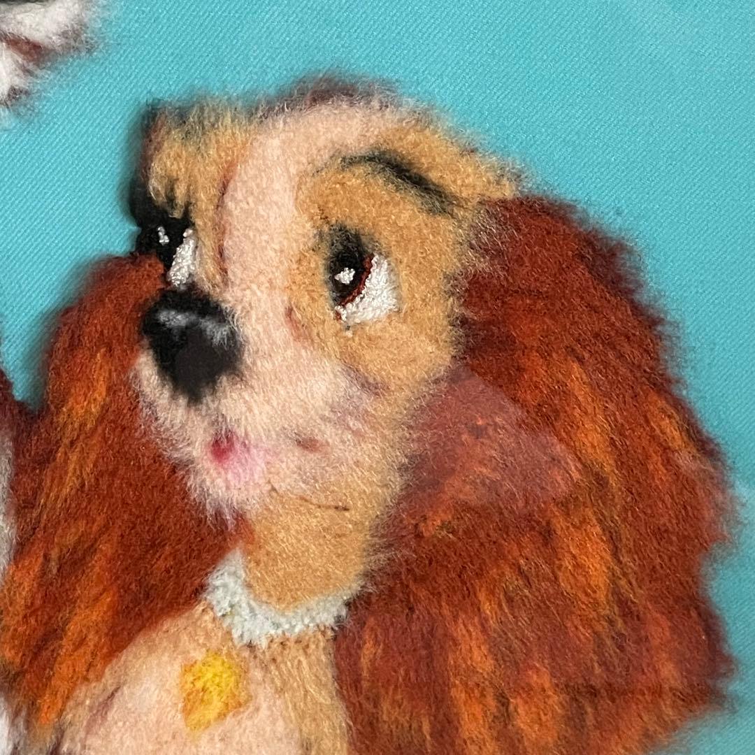 松嶋文化刺繍 激レア ディズニー わんわん物語 シリアルナンバーあり