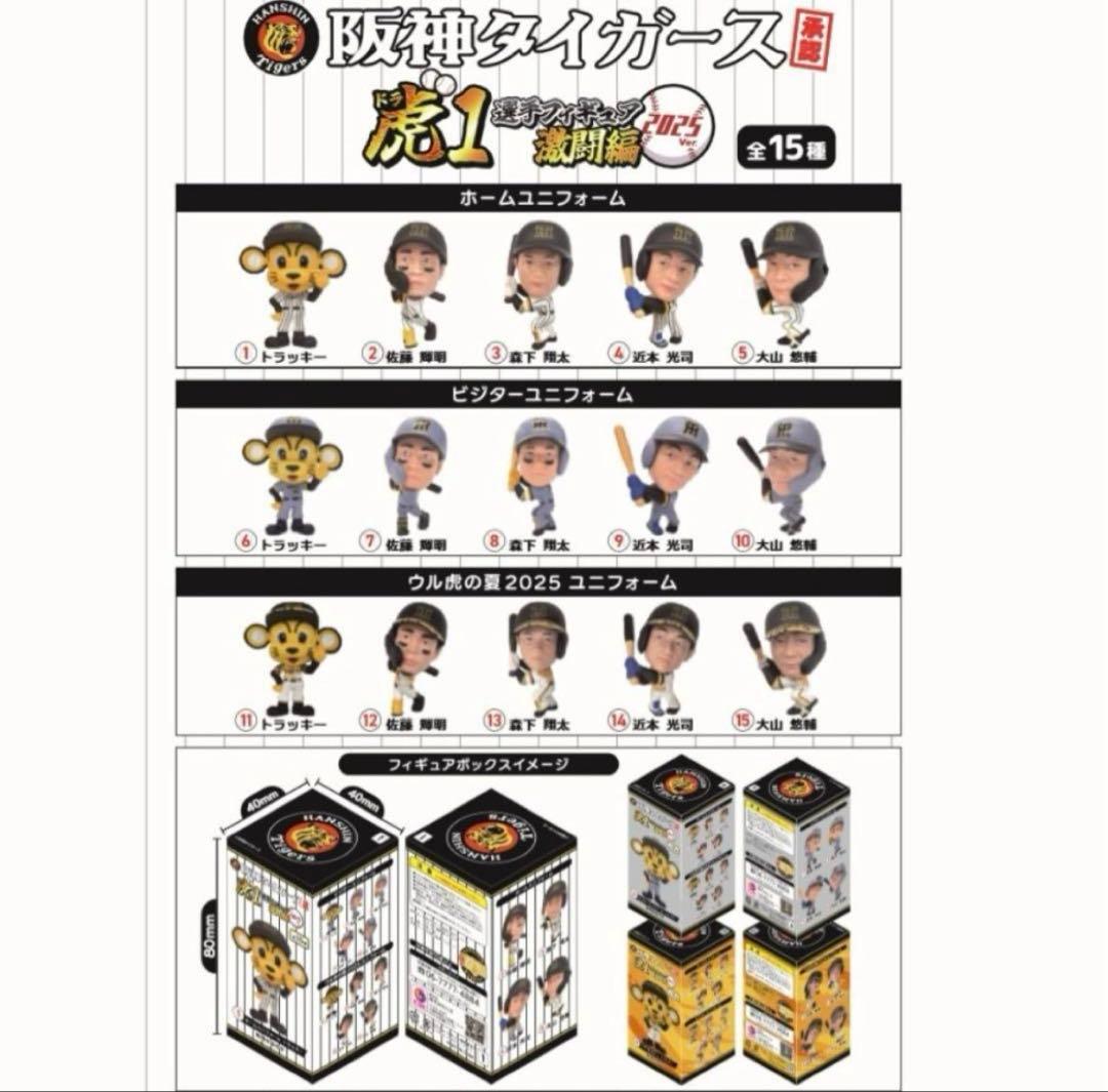 新品未開封】 阪神タイガース承認 虎1選手フィギュア激闘編2025 近元