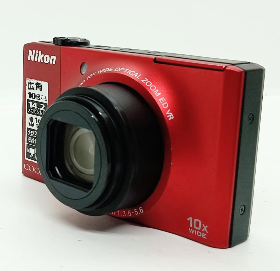 Nikon COOLPIX S8000 レッド 14.2MP 10倍ズーム