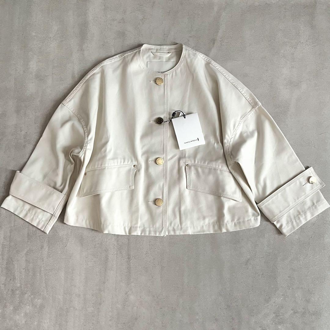 MACKINTOSH 新品 2025SS ハンビーノーカラーデニムジャケット - メルカリ