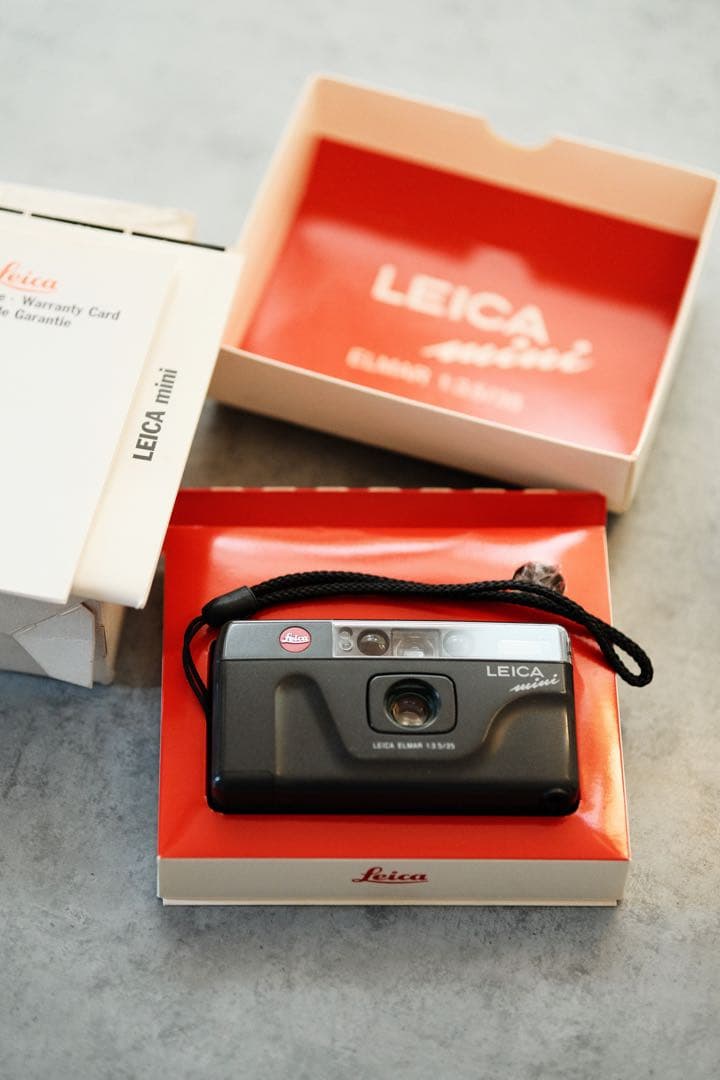 超綺麗Lica Mini フィルムカメラ 作例あり】高級コンパクトフィルムカメラ LEICA minilux(ライカ ミニ
