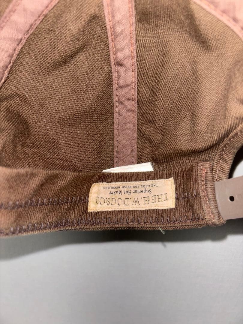 値下げ！1万以下！THE H.W.DOG&CO キャップ ブラウン ロゴ