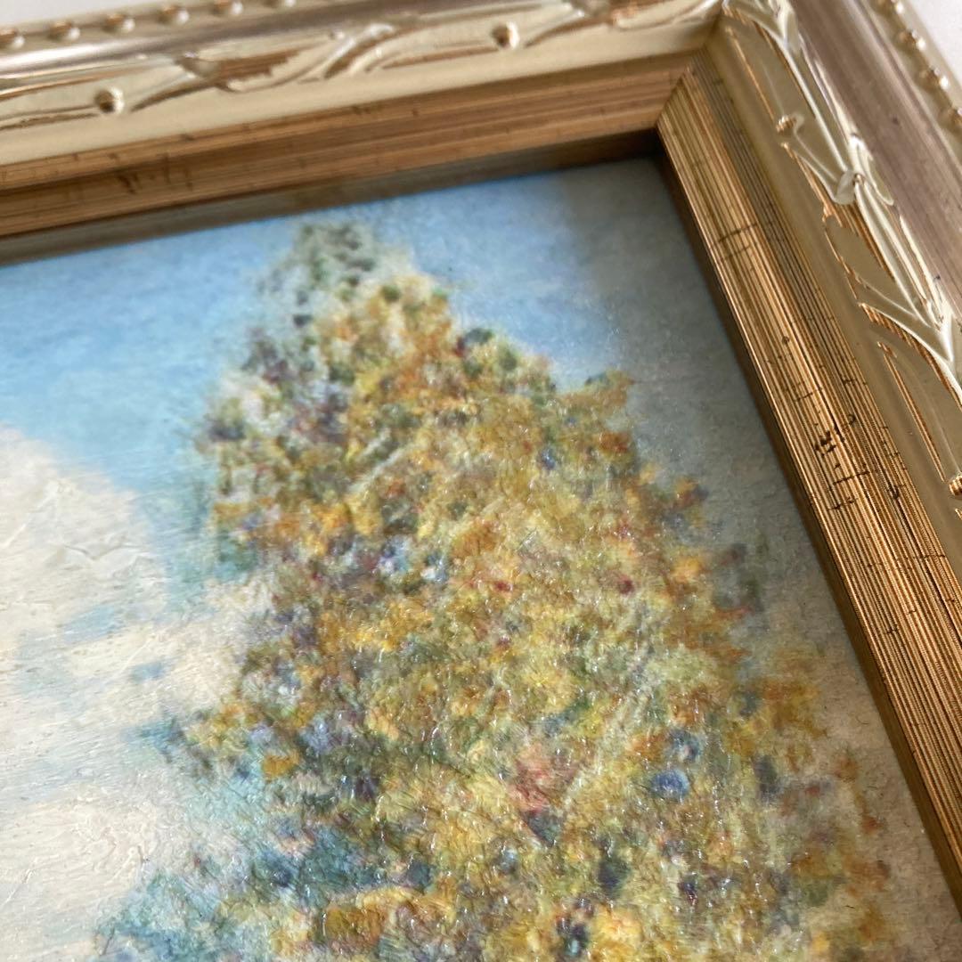 クロード・モネ「秋のアルジャントゥイユ」複製画 額入り世界名画