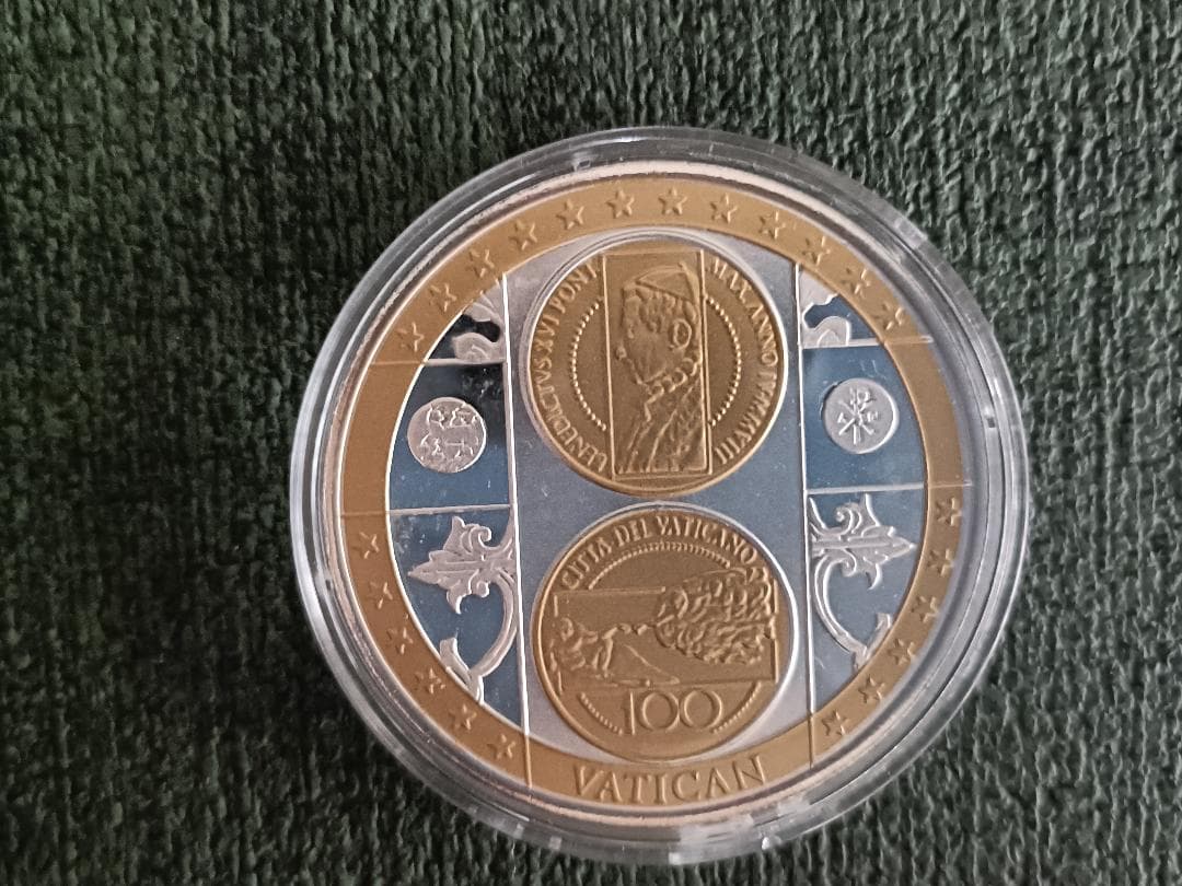 バチカン 40mm 銀メダル 証明書付き Yahoo!オークション -「バチカンメダル」の落札相場・落札価格