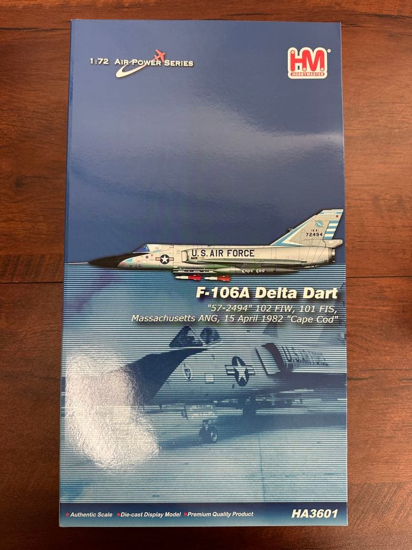 ★美品1/72 F-106A ダイキャストモデル★箱付き！ Hobby Master 【お取り寄せ】F-106A アメリカ空軍 第1航空師団 第84