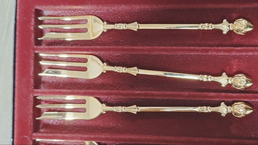 CHRISTOPH WIDMAN フォーク セット ゴールド デコルクラシック