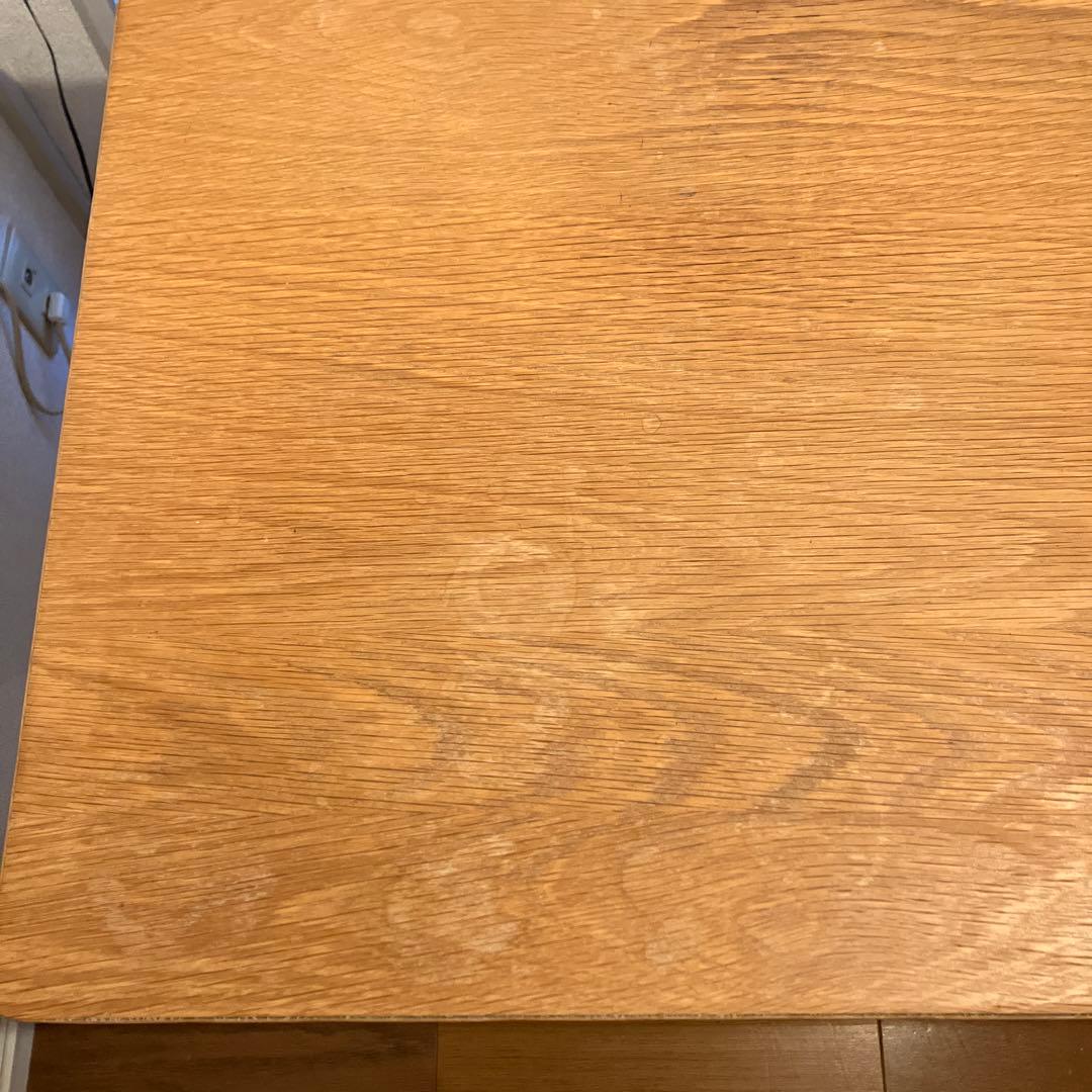 MUJI 無印良品 デスク システムデスク 120 廃盤 スチール脚 オーク材