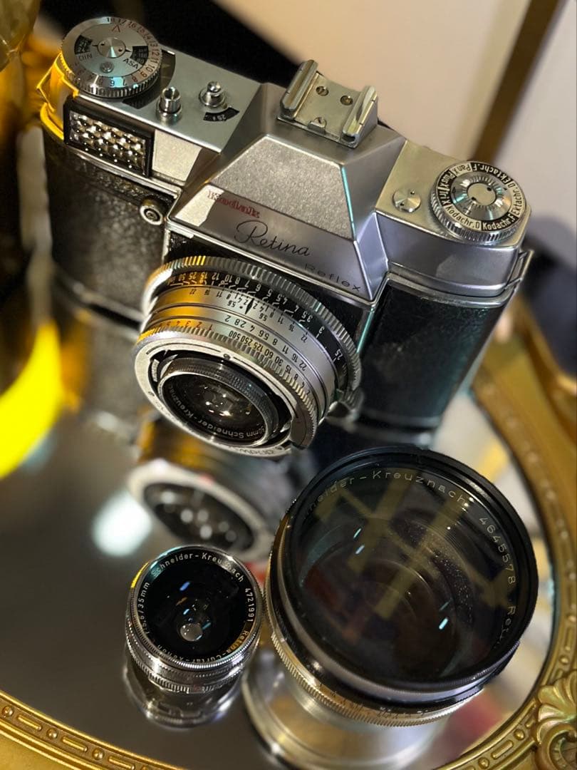 Kodak Retina Reflex 美品 交換レンズ3本セット 動作良好
