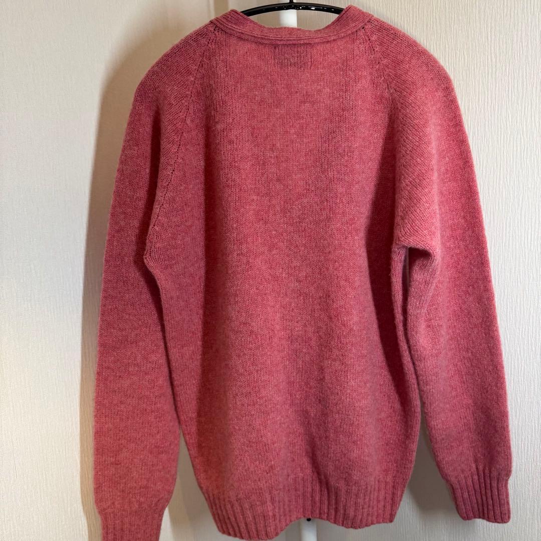 希少 茶タグ】インバーアラン 3A スコットランド製 pink 40サイズ