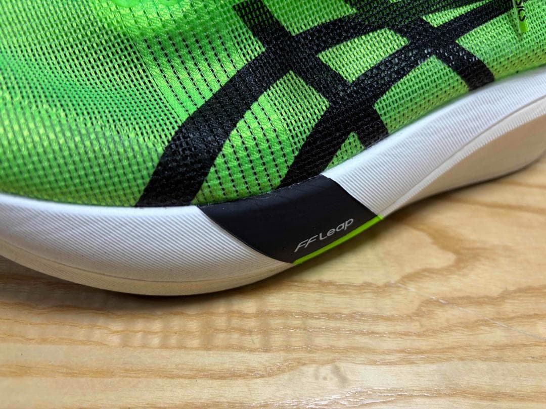 【極美品】アシックス メタスピードエッジ東京（ハザードグリーン）27.0cm