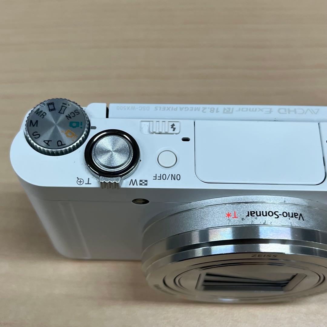 SONY Cyber-shot DSC-WX500 ホワイト コンデジ 訳あり品 - メルカリ