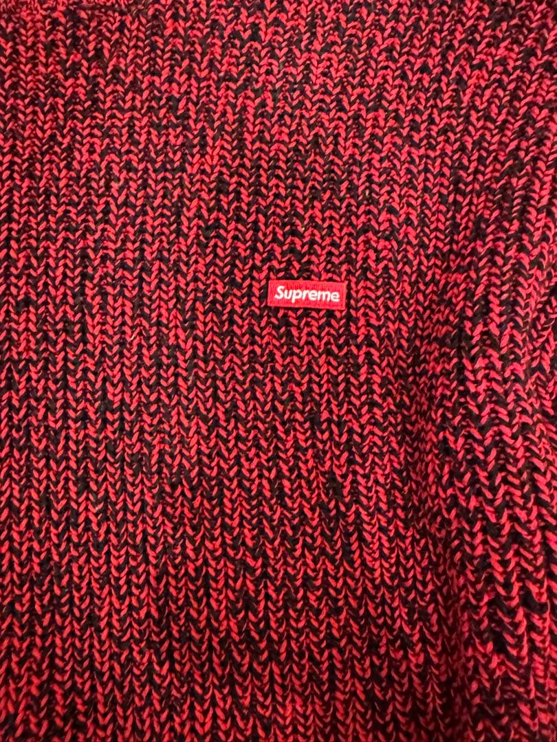 supreme melange rib knit sweater L キムタク着 - メルカリ