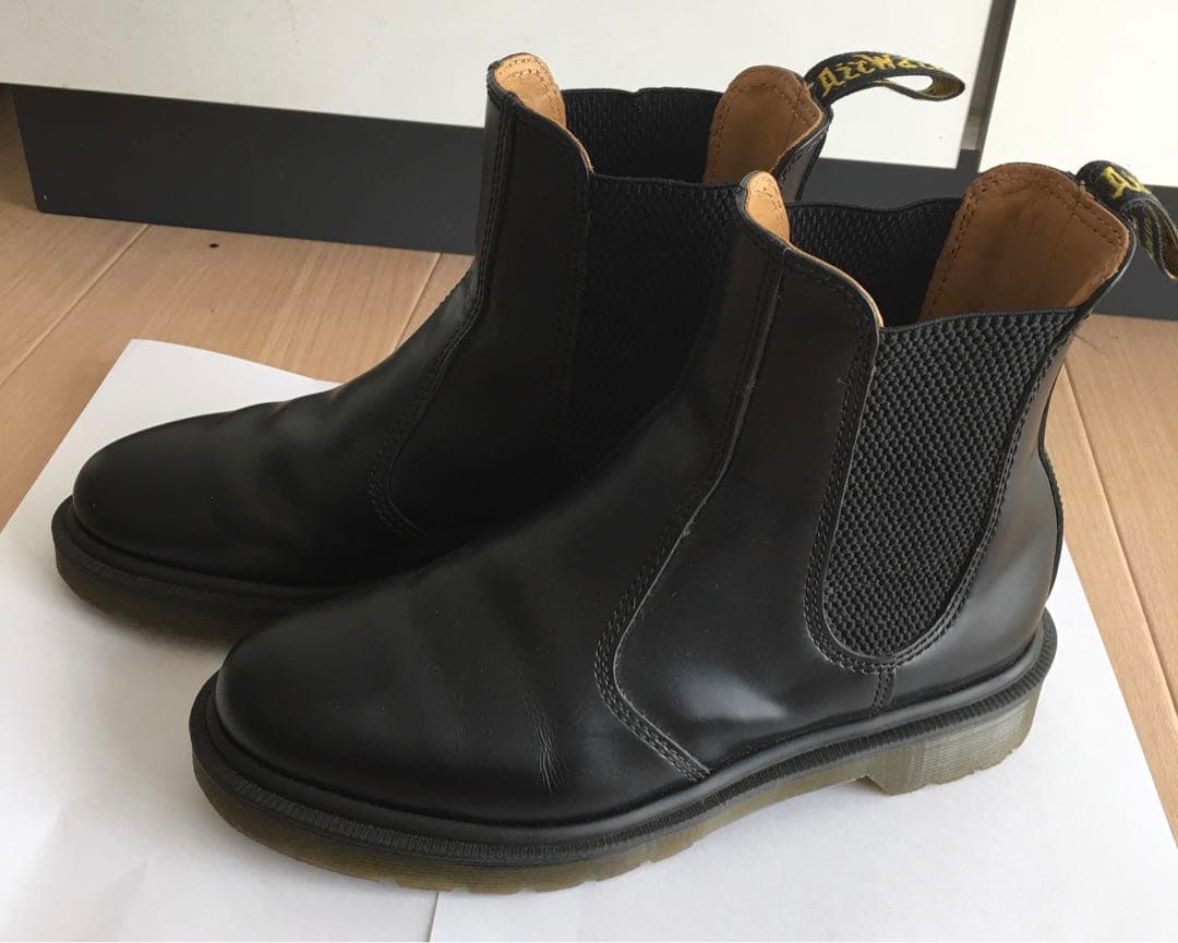 中古・美品】ドクターマーチン チェルシー ブーツ 黒 23cm（UK4