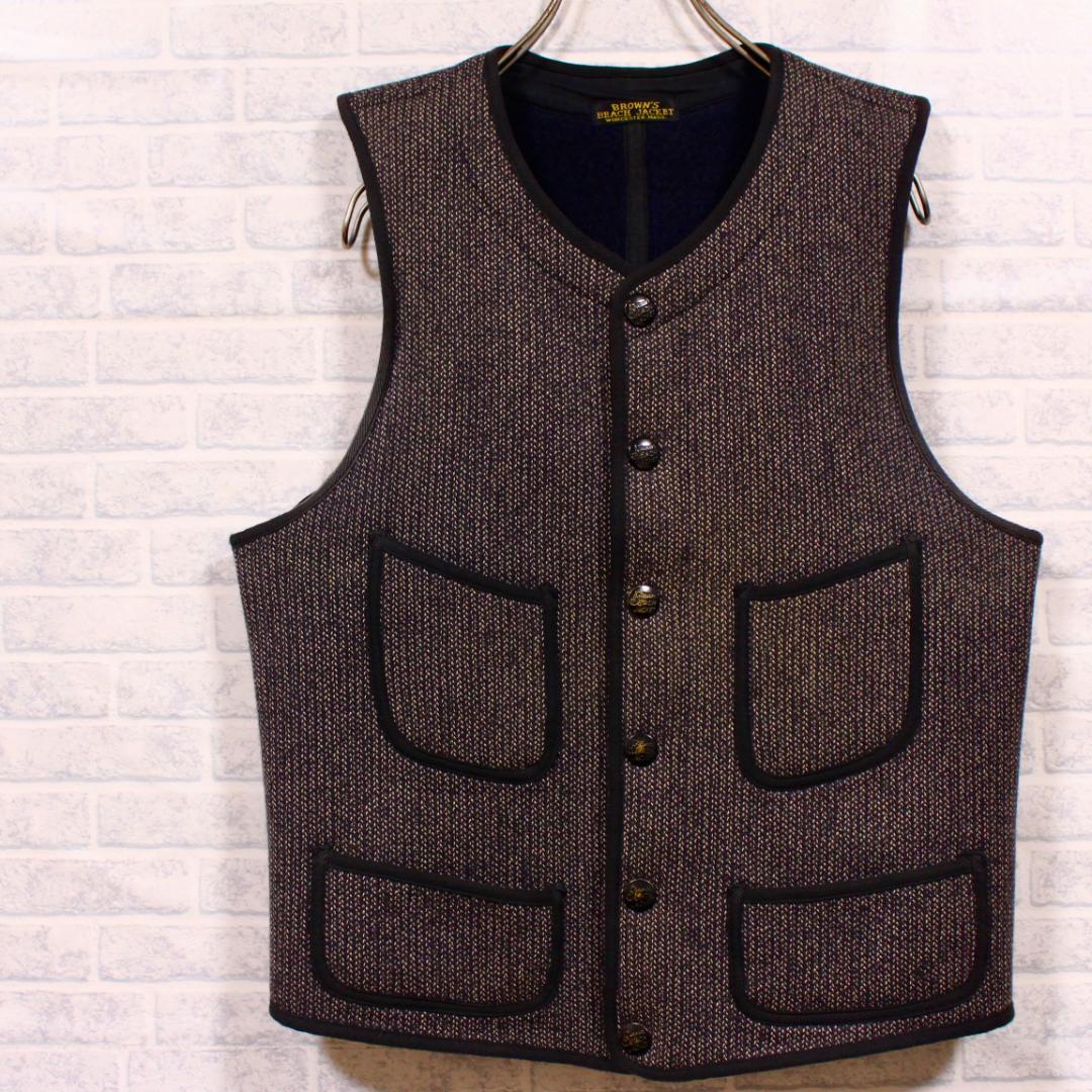 BROWN'S BEACH ベスト ロストヒルズ製 ブラウンズビーチ ジャケット