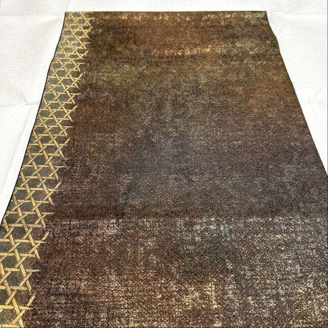 梅垣織物 袋帯 果樹蔓文 西陣織 正絹 金糸 - メルカリ